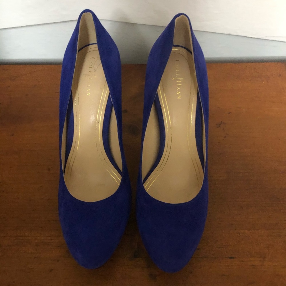 Coke Haan Nike Air Blue Chelsea Pumps